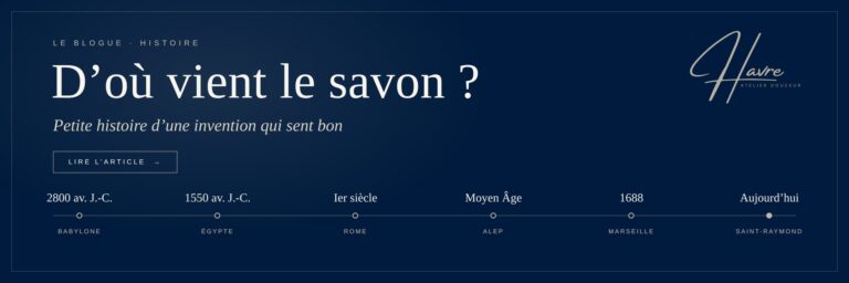 D&rsquo;où vient le savon ? Petite histoire d&rsquo;une invention qui sent bon !